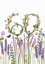 Pretty 60th Birthday Card - For Her - Floral created by Love Lucy Illustration