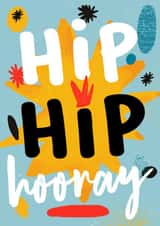 Classic Congratulations Card - For Him - Hip Hip Hooray created by Foggish