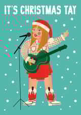 Cute Christmas Card - Christmas Tay Pun - Taylor Swift created by AbiGoLucky