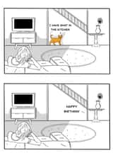 Funny Birthday Card -  Cat Shit - From The Cat created by C.W ILLUSTRATIONS 