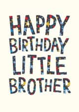 Classic Birthday Card - Little Brother - Younger Brother created by The Boy and the Bear