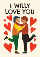 Cute Anniversary Card - For Boyfriend - LGBTQ+ created by AbiGoLucky