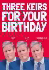 Funny Birthday Card - Labour - Keir Stamer created by AbiGoLucky