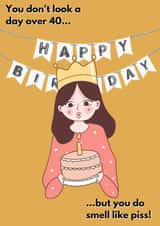 Not a day over 40 created by Cardsfrommymind