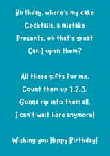 Birthday parody for the music lovers. created by Cardsfrommymind