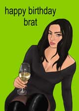 Funny Birthday Card - Brat Summer - Charlie XCX created by The Queer Store