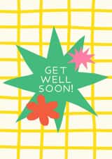 Arty Get Well Soon Card - Graphic created by Norie Lane