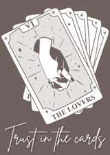 The Lovers tarot card created by Cardsfrommymind