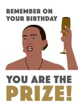 Funny Birthday Card - Jess Love Island - I'm The Prize created by R&M Designs