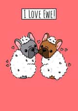 Cute Anniversary Card for Dog lover created by Natalie Tuck