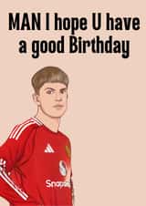 Funny Birthday Card - Manchester United created by Ryan Cond