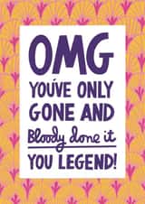 Heartfelt Congratulations Card - You did it! created by Alice Mole Illustration