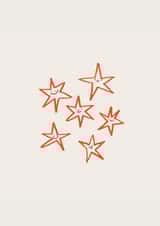 Cute Everyday Card - Hand Drawn Stars created by Kelly May Illustration