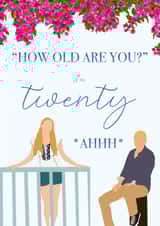 Mamma Mia 20th Birthday Card created by MadeByOlivia