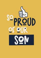 Cute Congratulations Card - Exams Or Graduation - For Son created by Giddy Kipper