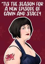 Funny Christmas Card - Gavin & Stacey - Nessa created by Pink + Pip