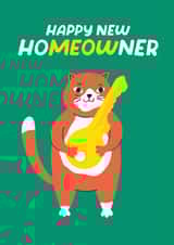 Funny New Home Card - Homeowner - Cat - Mortgage - Funny Moving House Card created by Stoats & Weasels