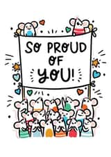 So Proud of You, Congratulations, Well Done Card. created by Lyndsay Moon