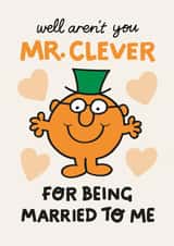 Funny Anniversary Card - Mr. Clever - Mr. Men - Husband created by Mr. Men