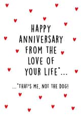 Funny Anniversary card for love of your life created by Kind of Simple Designs