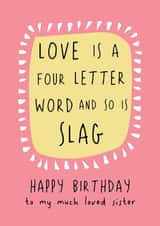 Much Loved Sister - Happy Birthday Sister created by @Laura Lonsdale Designs
