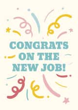 Cute congratulations on the new job card - for friends and family created by Ella Designs