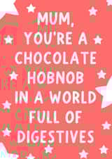 Uplifting birthday card - funny - hobnob created by Pickled Prints