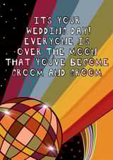 Retro and heartfelt - Mr and Mr Wedding Card - LGBT Wedding created by Pickled Prints
