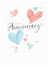 Pretty Anniversary Card - Love Hearts created by Orchard Design House