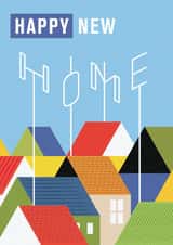 Arty New Home Card created by LOVEDAY DESIGNS on Thortful