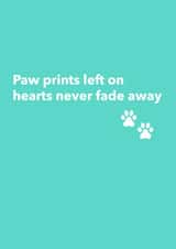 Heartfelt Sympathy Greetings Card for the Loss of a Pet created by AllenellA Designs