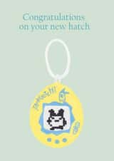 New baby card - Congratulations on your new hatch created by Charlotte Farr