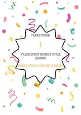 Sober Anniversary! Soberversary card. created by Mind Over Letter