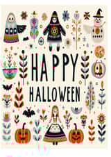cute folk art halloween card created by Mercyblade