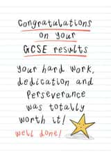 Heartfelt Exam Congratulations Card - GCSE Results created by Muses & May