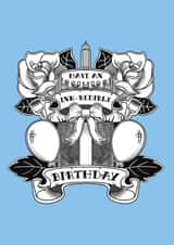Classic Birthday Card - Ink-redible Day - Tattoo created by @Cupsie's Creations