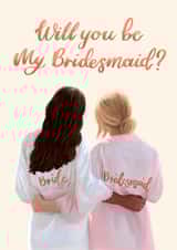 Bridesmaid Wedding Proposal - Will You Be My Bridesmaid? - Friend Keepsake created by Becca Doodles Design