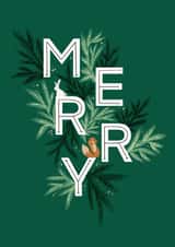 Cute Christmas card for a loved one, friend or colleague. created by Hudson meet Rose