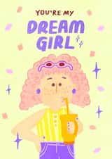 Cute Love and Friendship Card - Stanley Cup - You’re My Drink Girl created by Dancing Tulip