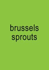 Funny Christmas Card - brat - Brussels Sprouts - Charli XCX created by Cool, Calm + Creative