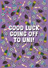 Fun Good Luck Card - Going Off To Uni! created by Stuck Shop Gifts
