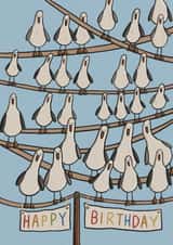 Fun Birthday Card - Seagulls created by RubyGoesBananas