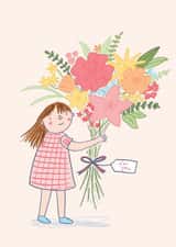 Flowers For You - Birthday/Mother's Day/Sympathy/Thank You Card created by Verity Robinson