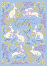 Cute Valentine’s/Anniversary Card - Some Bunny Loves You! created by @VickyYorkeDesigns