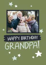 Personalised Birthday Photo Card created by Laurent Collective - Classic Birthday Photo Card - Grandpa