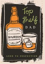 Classic Birthday Card - For Dad – Bourbon created by @VickyYorkeDesigns