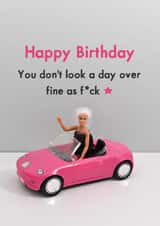 Fun Birthday Card - Looking Fine - For Her created by Bold & Bright Cards
