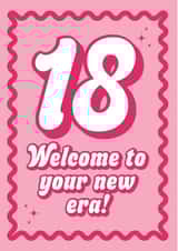 18th Birthday Card - For Her - Welcome To Your New Era! created by Blush & Blossom 