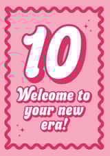 10th Birthday Card - For Her - Welcome To Your New Era! created by Blush & Blossom 