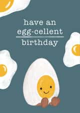 Cute Birthday Card - Have An Egg-cellent Birthday created by AcuteDesign